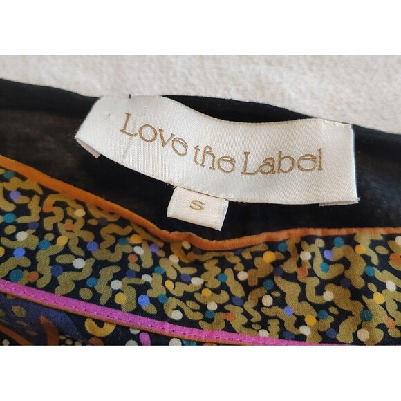 Anthropologie Love The Label Tiered Midi Skirt Floral Paisley Printed Size Small - Picture 3 of 8